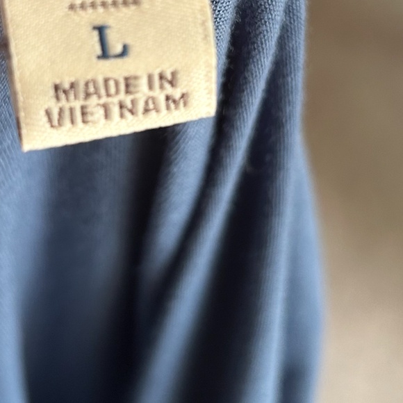 NWOT OLD NAVY BLUE MAXI DRESS LONG LACE COTTAGECORE PRAIRIE BLUE BOHEMIAN LARGE - Picture 7 of 7